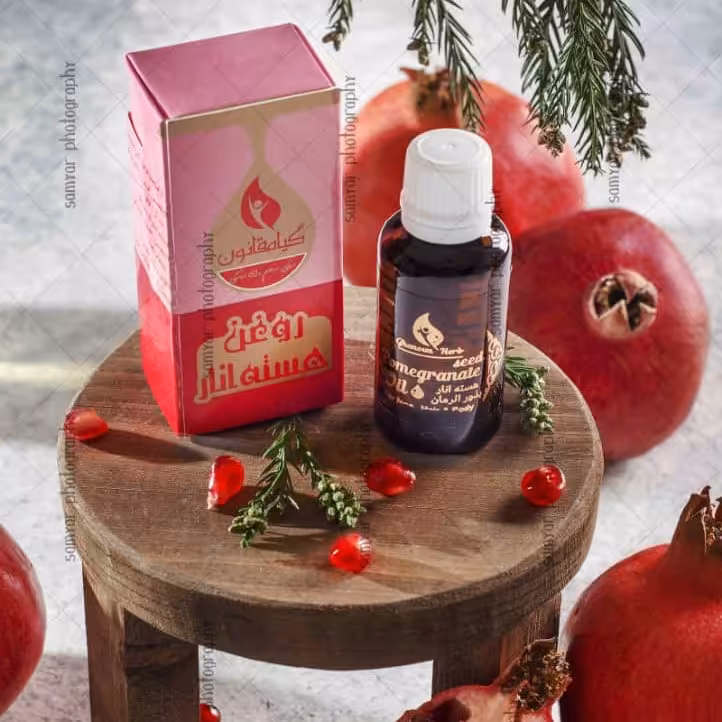 روغن هسته انار گیاه قانون مدل 3X حجم 30 میلی لیتر