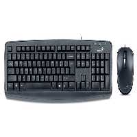 کیبورد و ماوس USB جنیوس مدل KM-130Genius KM-130 USB Wired Keyboard And Mouse