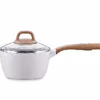 شیرجوش چدن روکش گرانیت سفید کرکماز سایز 18 کد 2977