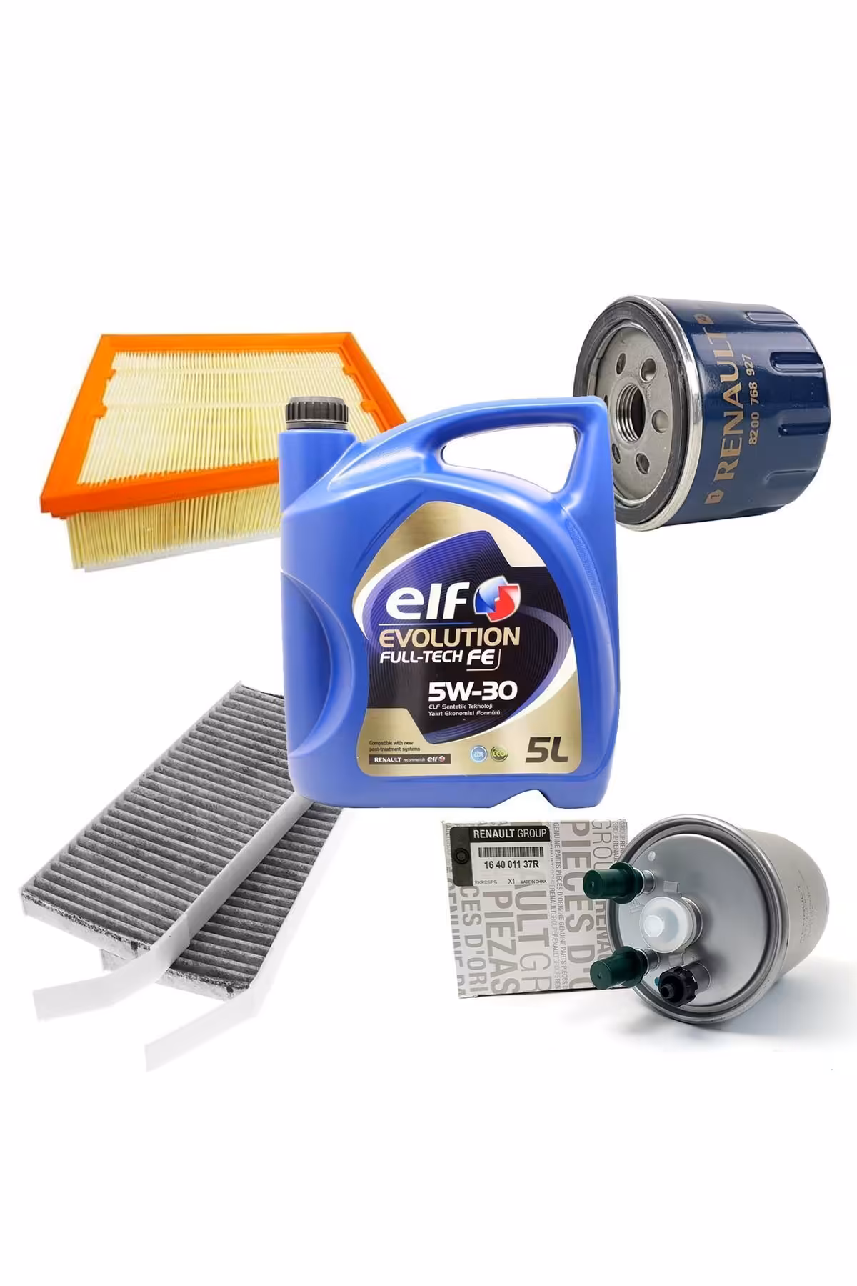 روغن و مکمل موتور FULTECH 5W 30 FE 5LT  RENAULT LATITUDE 1.5 DCI MAINTENANCE 110 BG MODEL 2011 2019 4  1 Elf