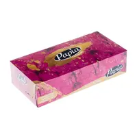 دستمال کاغذی جعبه ای 100 برگ پاپیا