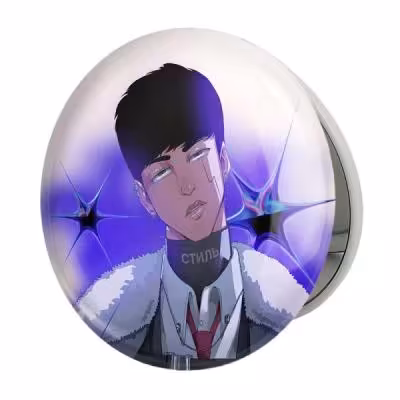 آینه جیبی خندالو طرح انیمه ماشیل جادو و ماهیچه مدل تاشو کد 27559