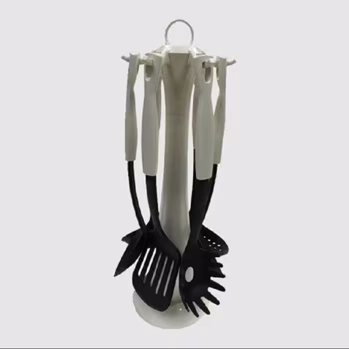 ست کفگیر و ملاقه تفلون رنگی یونیک کد 1049