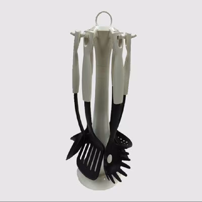 ست کفگیر و ملاقه تفلون رنگی یونیک کد 1049