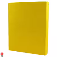 کلاسور 4 حلقه 2.5 سانت کتان صریر زرد