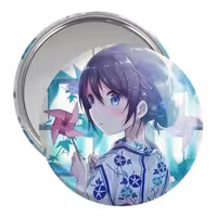 آینه جیبی خندالو مدل دختر انیمه ای کد 18100