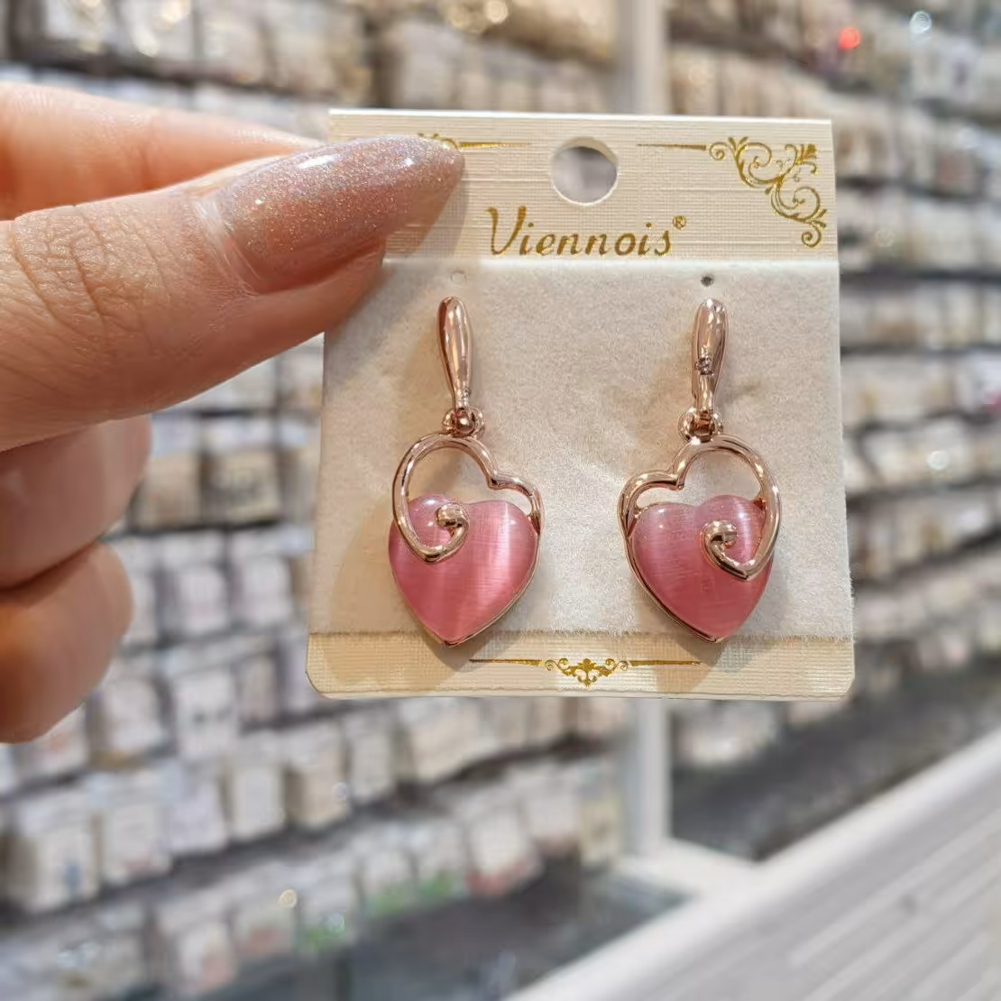 گوشواره طرح قلب