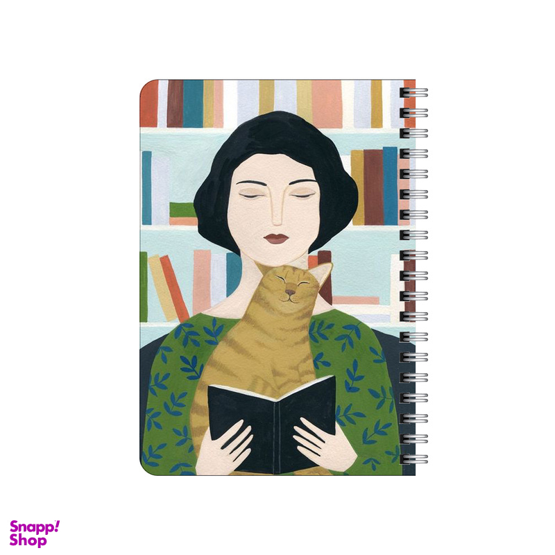دفترچه یادداشت بامبیلیپ مدل کتابخانه و گربه کد 7532515
