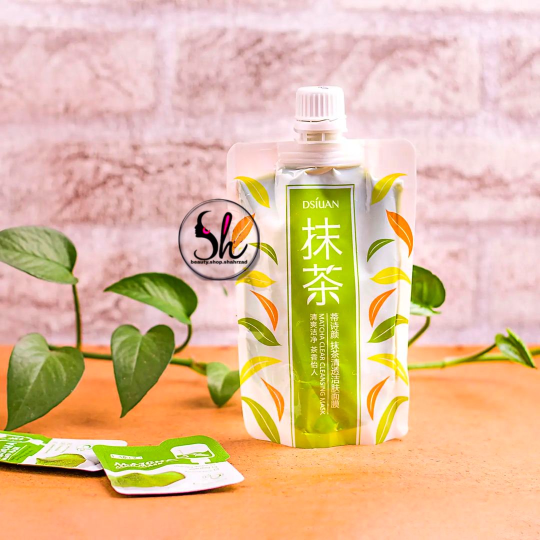 ماسک پاکسازی و ضد جوش چای ماچا