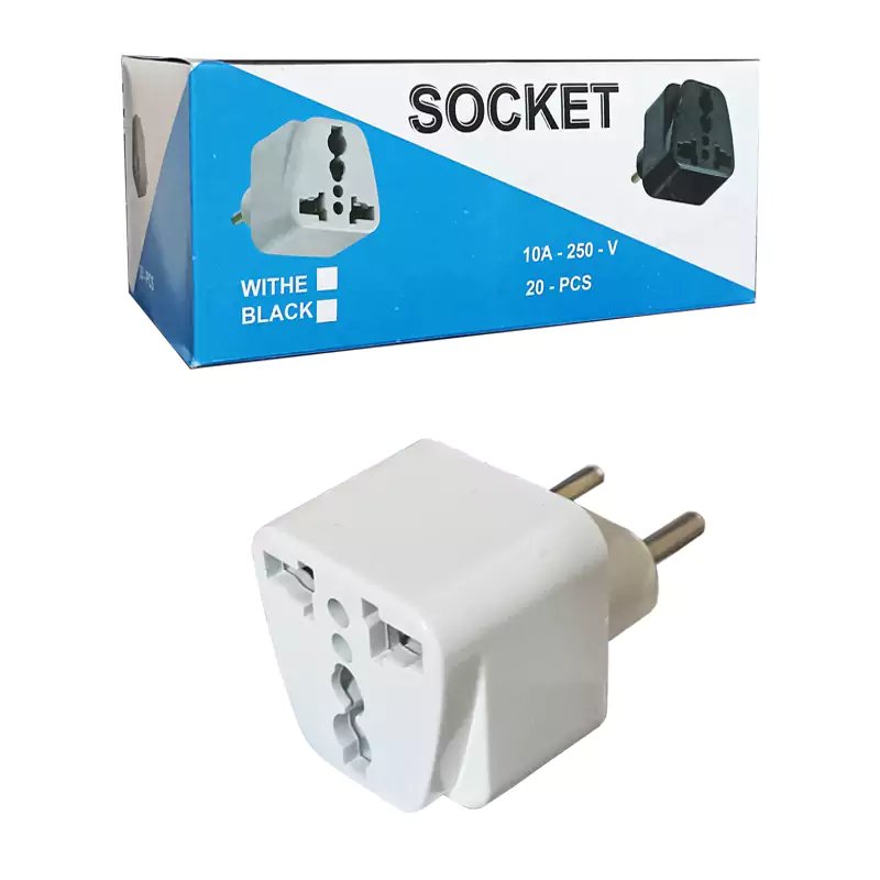 تبدیل 3 به 2 برق مدل SOCKET
کیفیت عالی