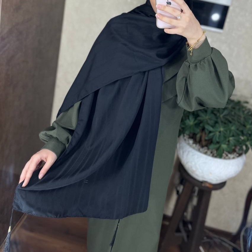 شال زنانه مشکی محرمی