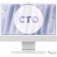 آی مک 24 اینچ M4 کاستوم پردازنده 8core – 8core حافظه رم 24 گیگابایت ظرفیت 1 ترابایت SSD نقره ای Z1E2000AH - Hiapple.ir