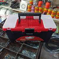 جعبه ابزار پلاستیکی 33 سانتی آتروکس سبک