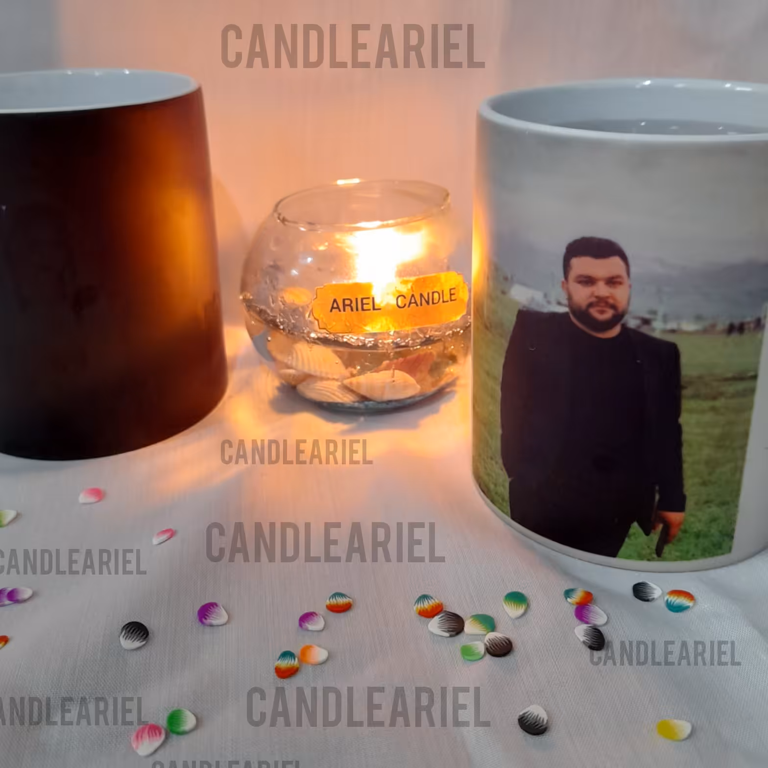 ماگ جادویی یا ماگ حرارتی رنگ داخلی سفید 