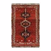 فرش دستبافت دو متری مدل قشقایی 