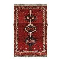 فرش دستبافت دو متری مدل قشقایی 