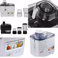 آبمیوه گیری 4 کاره المپیا مخلوط کن خردکن آسیاب پارچ پیرکس سبد تیغه فولادی ضد زنگ