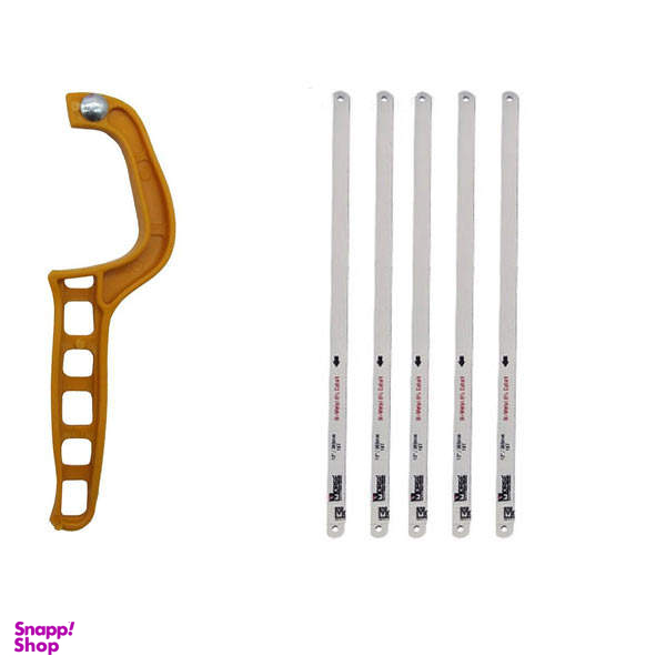 تیغه اره مدل مورس بسته 5 عددی به همراه یک عدد کمان اره