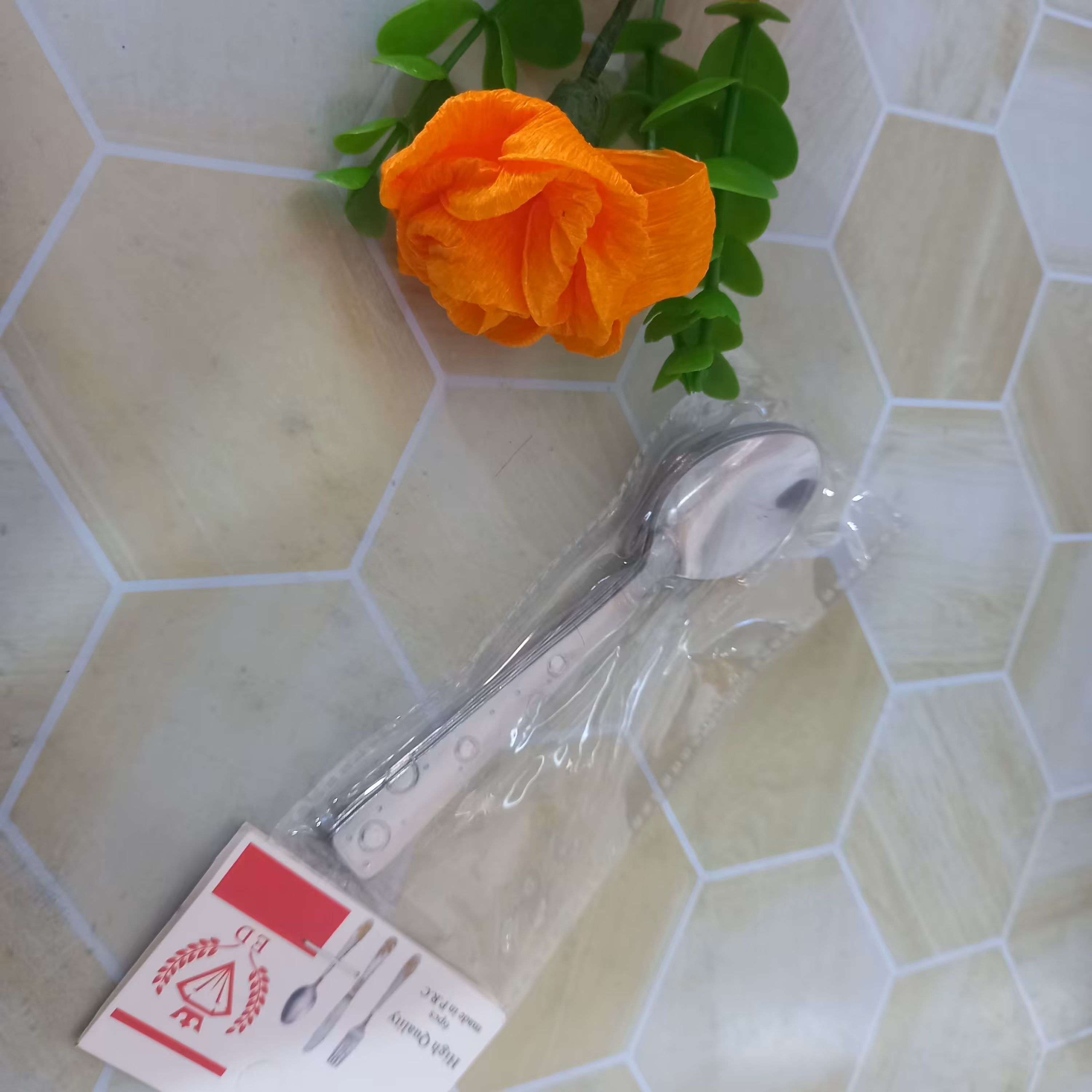 قاشق چایخوری حبابی 6عددی 