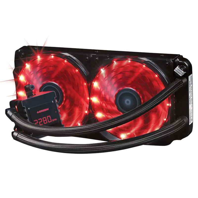فن CPU گرین مدل GLACIER 240 EVO | آی تی هوم