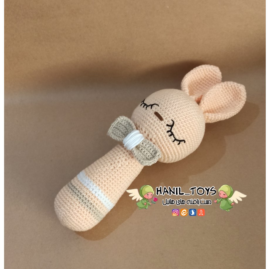 جغجغه خرگوش (قد:25 سانتیمتر)