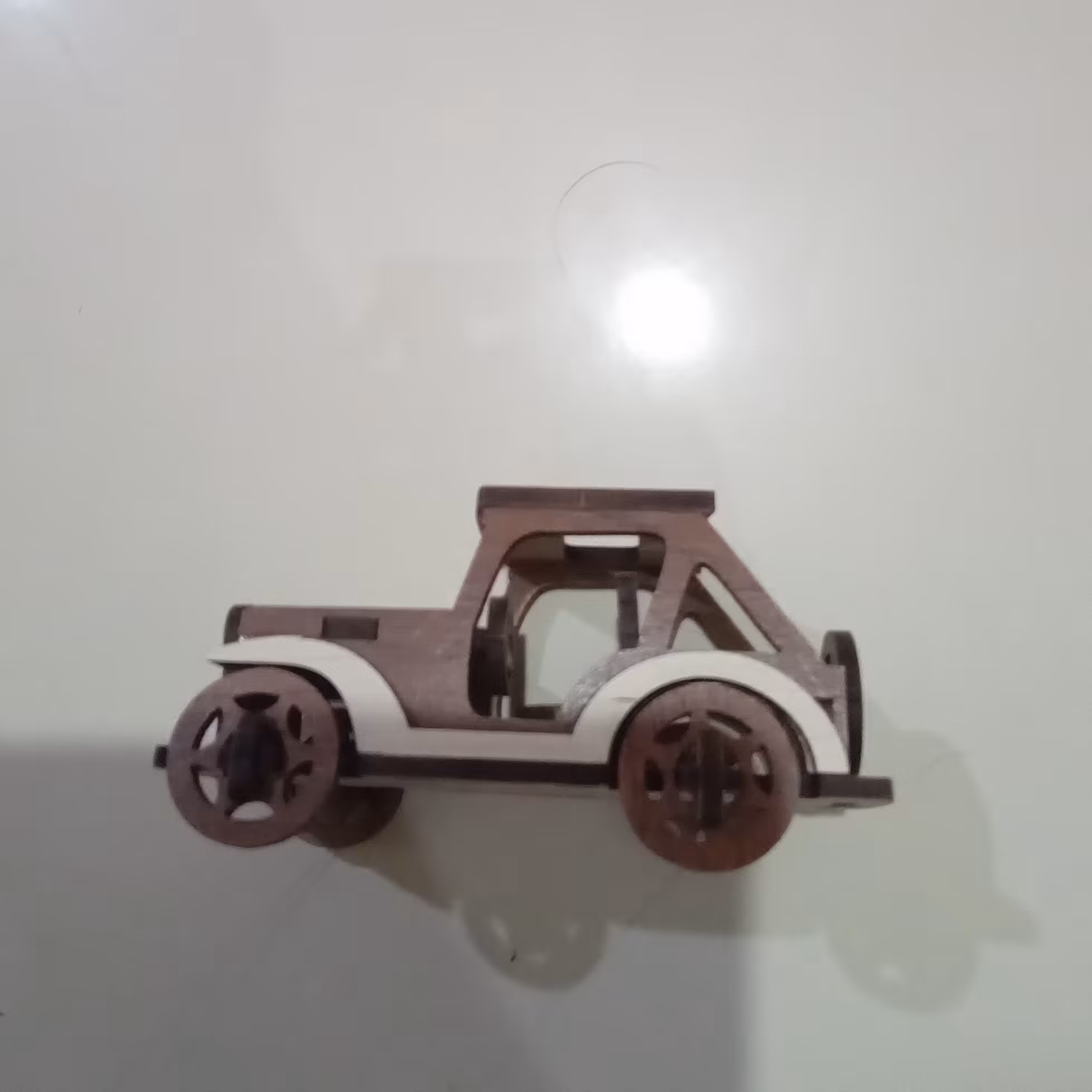 اسباب بازی چوبی طرح ماشین