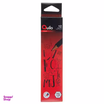 مداد مشکی کوییلو کد 300 بسته 12عددی