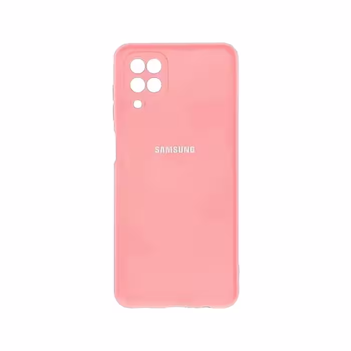 کاور سیلیکونی پاک کنی SAMSUNG A12 رنگ صورتی روشن