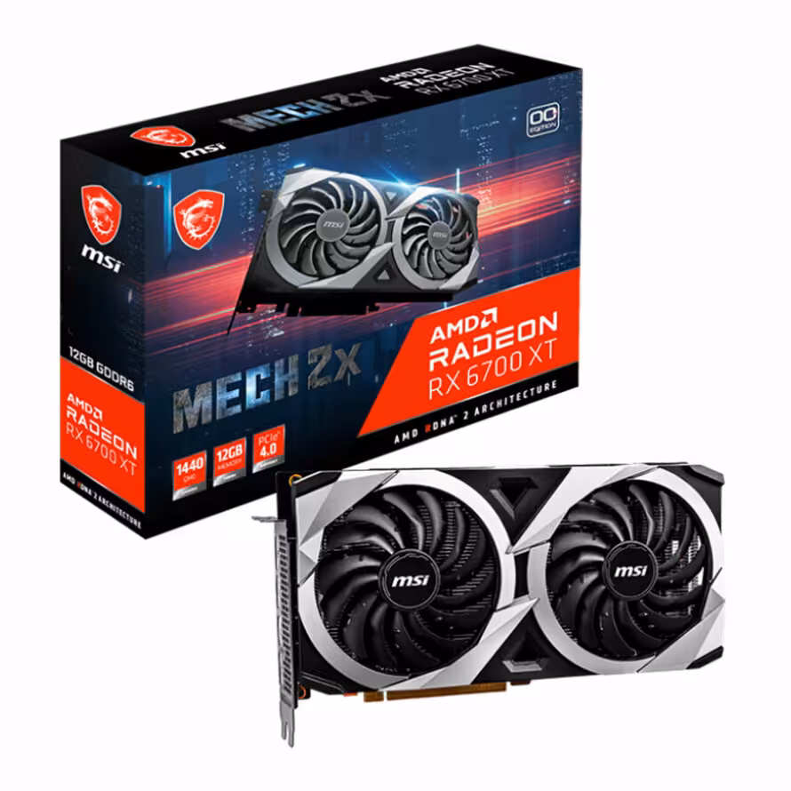 کارت گرافیک ام اس آی Radeon RX 6700 XT MECH 2X 12G OC