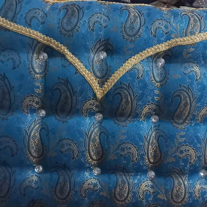 پشتی سنتی با پارچه سوسن درجه یک