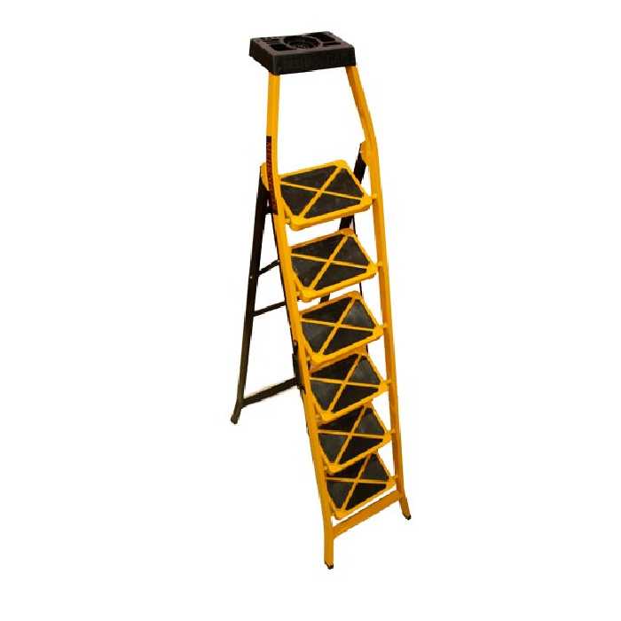 نردبان شش پله سما فلزی مهرنگار(پس کرایه)