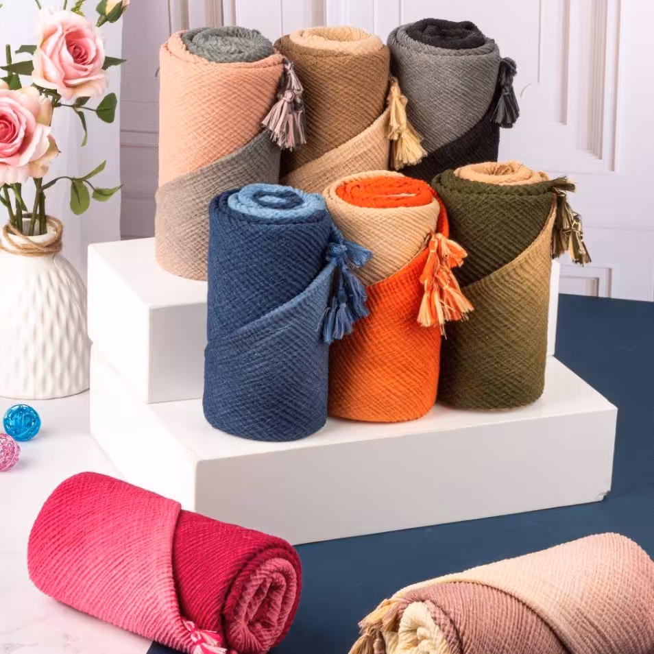 شال نخ پلیسه طیفی
وارداتی
منگوله دار
قواره 195در75
دور دوخت
اصلا سُر نیست
بسیار با کیفیت
نرم و لطیف
دورو یکسان
. 