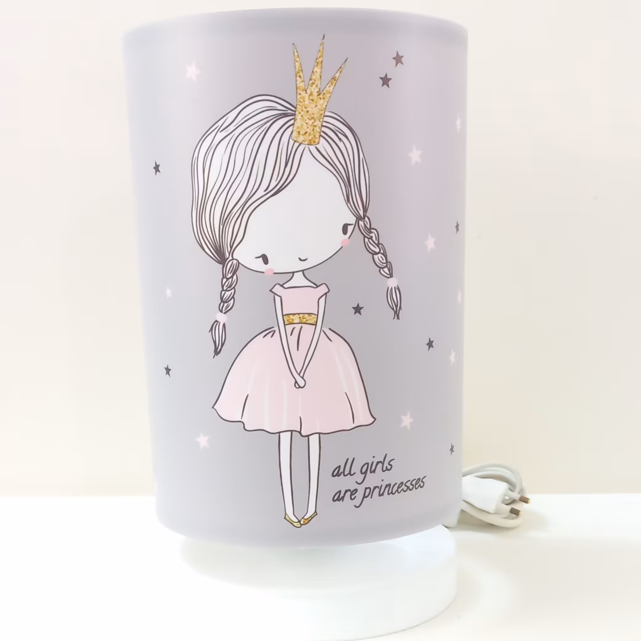 آباژور کودک طرح
پرنسس طوسی بدون پایه