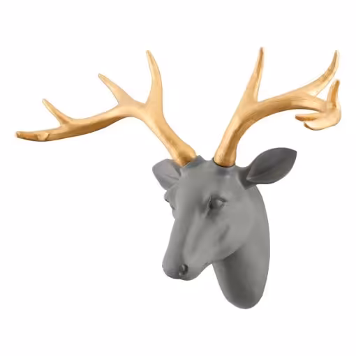 مجسمه دیواری مدل گوزن کد PHDW-3004-GG