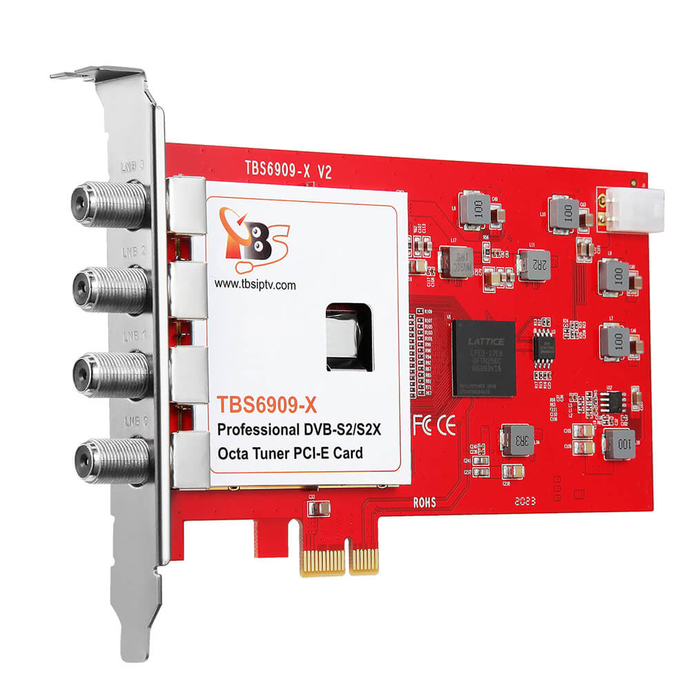 کارت دی وی بی 8 تیونر TBS6909-X V2 DVB-S2X/S2/S Octa Tuner - تکنو تصویر