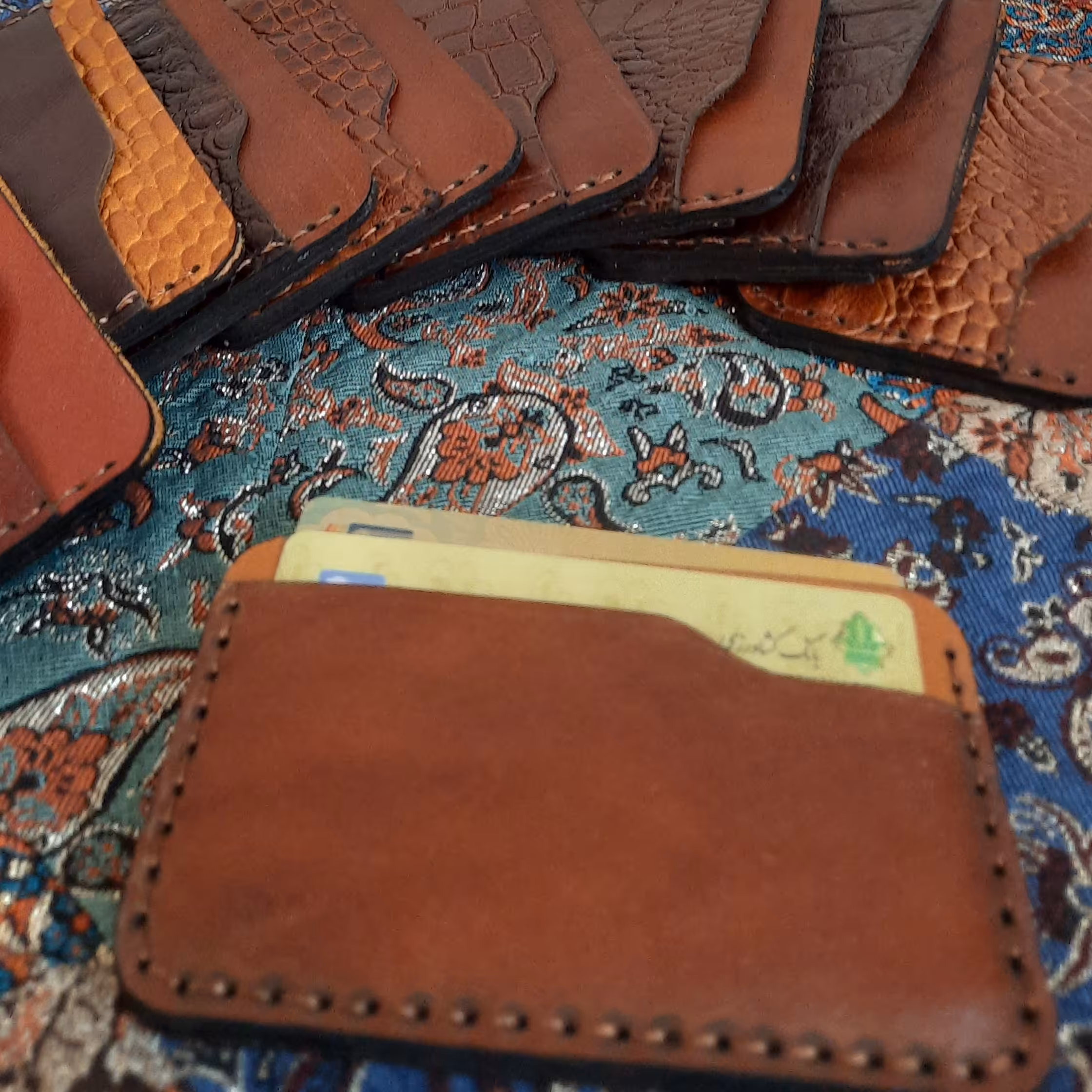 جاکارتی جیبی چرم گاو کد12