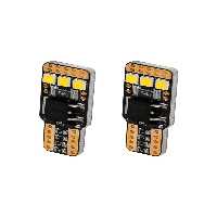 چراغ جلوی خودرو نارنجی لامپ LED تزئینی T10 12V 4W CANBUS LAAM953 1 Genel Markalar