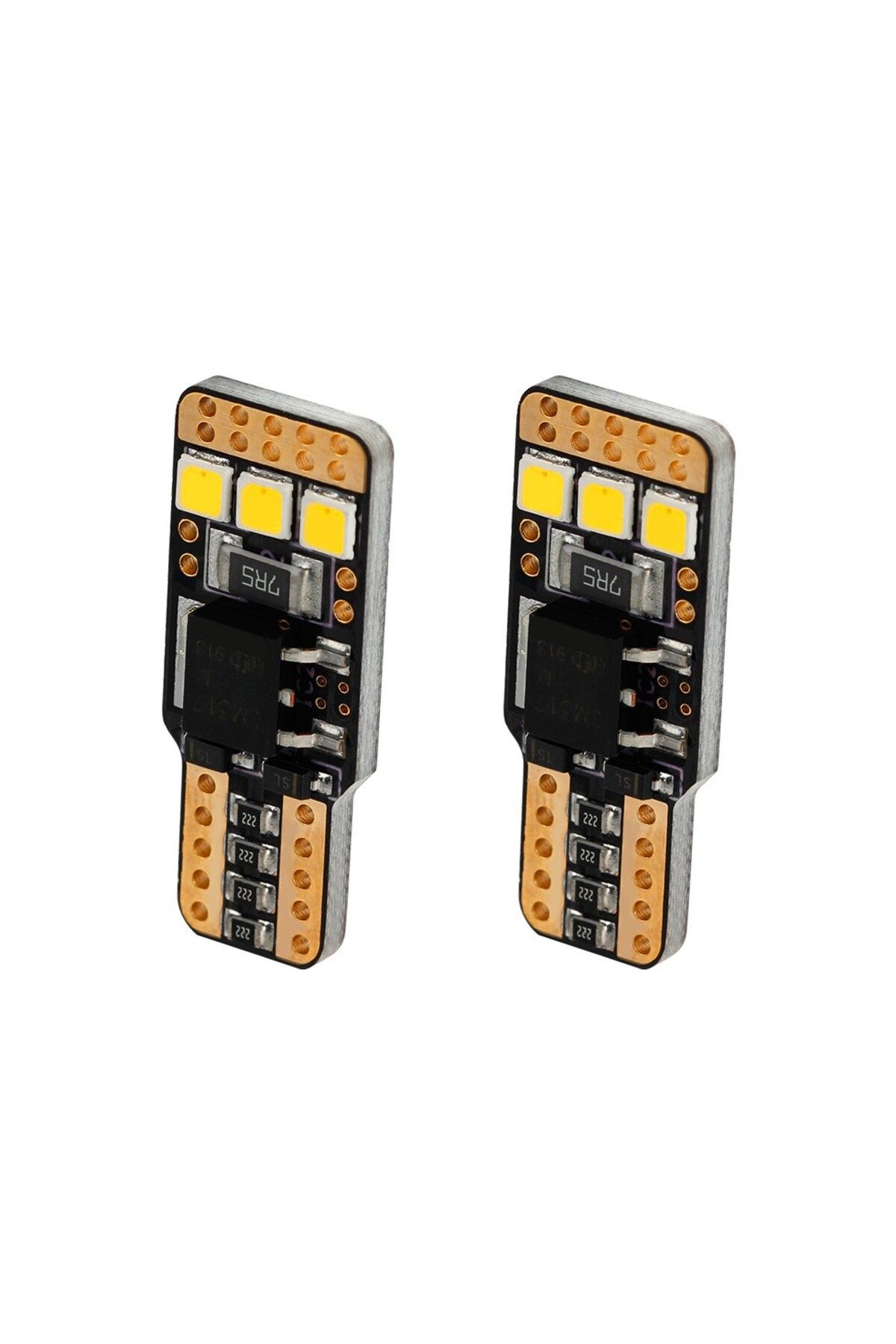چراغ جلوی خودرو نارنجی لامپ LED تزئینی T10 12V 4W CANBUS LAAM953 1 Genel Markalar