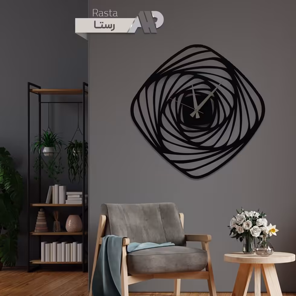 ساعت دیواری لاکچری رستا