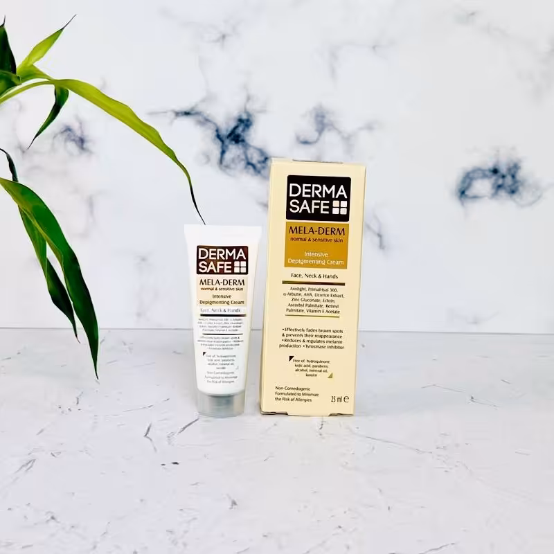  کرم روشن کننده درماسیف مناسب پوست های معمولی و حساس حجم 25 میلی لیتر

