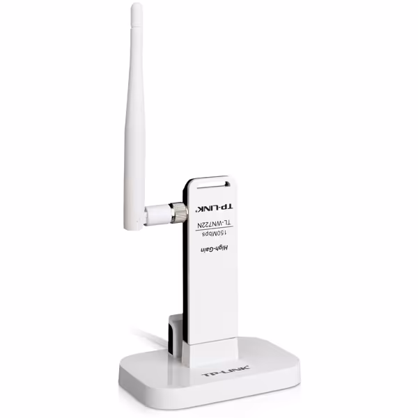 کارت شبکه بی سیم و یو اس بی تی پی لینک مدل دبلیو ان 722 ان سی