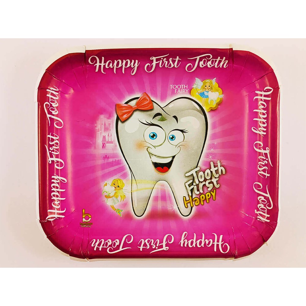 پک تم تولد دندونی دختر 12 نفره اقتصادی 62 قلم