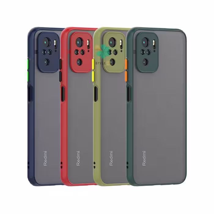 قاب گوشی شیائومی Xiaomi Redmi Note 10S مدل پشت مات محافظ لنزدار