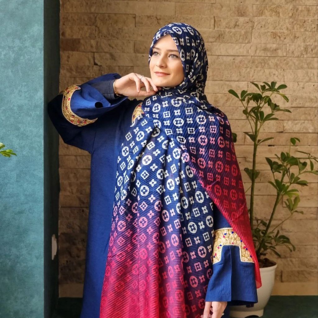 شال پلیسه وارداتی نخی ایستایی عالی