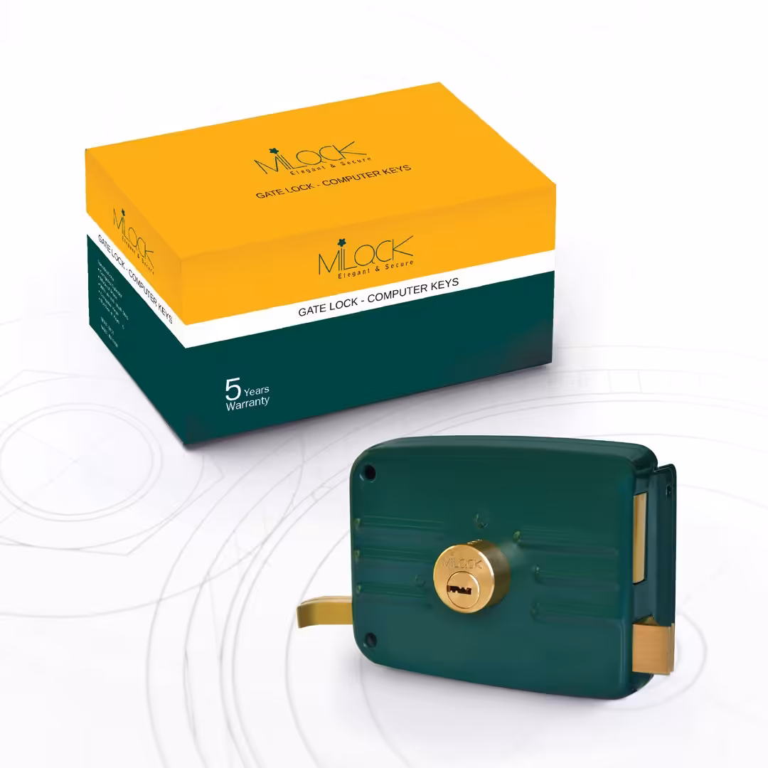قفل حیاطی کلید کامپیوتری میلاک 