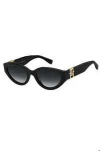 عینک آفتابی مشکی زنانه سیاه Th 1957 s 807 54 Tommy Hilfiger
