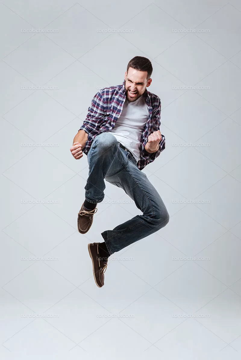 عکس مرد خوشحال | گرافیک با طعم تربچه