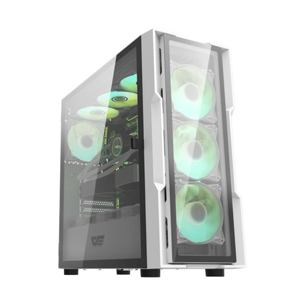 کیس کامپیوتر دارک فلش مدل DK431GLASS WH