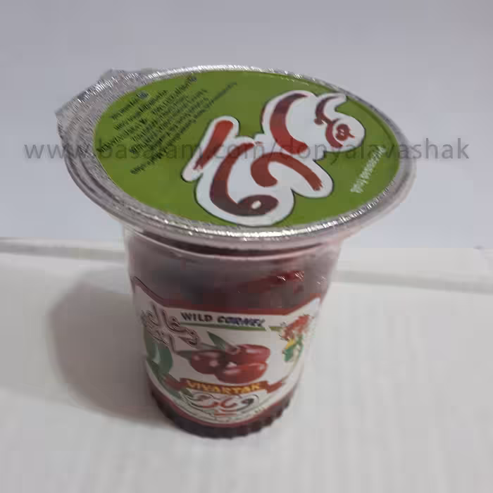 زغال اخته فرآوری شده در کنسانتره غلیظ لیوانی ویار تک 150 گرمی