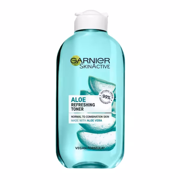 تونر آلوئه ورا مدل aloe refreshing گارنیر Garnier با حجم 200 میل